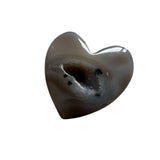 Coeur Énergisé en Agate Cristallisée - Collection Protection