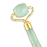 LULIMYLIA ® - Mini Rouleau de Jade ® voyage Anti-imperfections (Aventurine Verte)