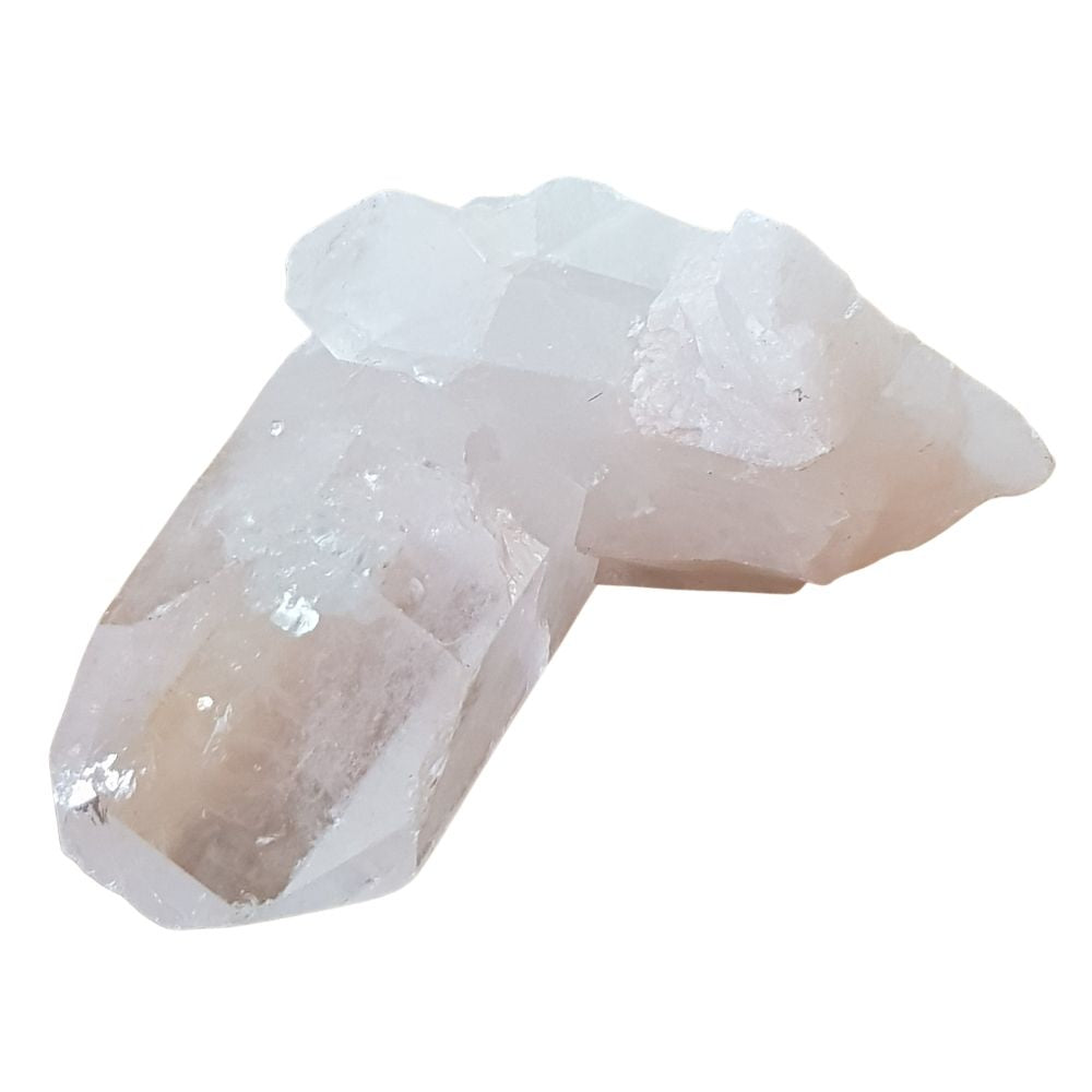 Amas de Cristal de roche - France - minéraux à cristaux 8,8 cm / 241g /  BE694