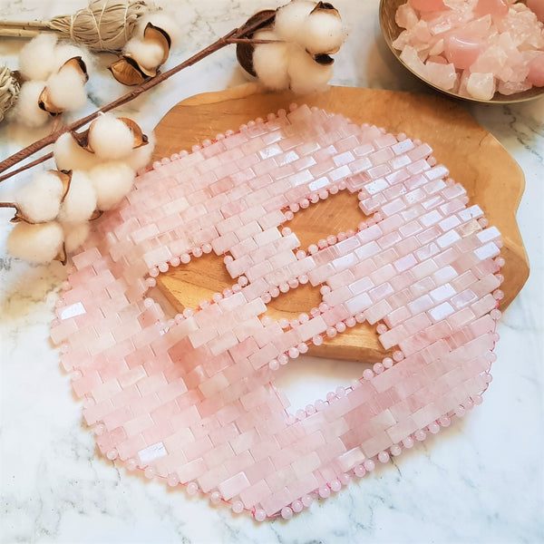 Masque Visage en perles Eco Luxe anti-âge réutilisable (Quartz Rose)