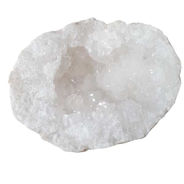 Géode de cristal de roche quartz cristal taille grande
