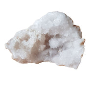 Géode de cristal de roche quartz cristal taille moyenne