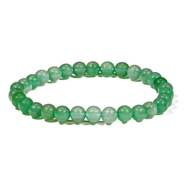 Bracelet En Perles Rondes Aventurine Verte – Rouleau de Jade by Lulimylia