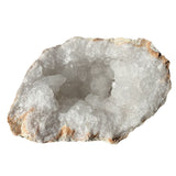 Magnifique géode issue de mines raisonnées brésil cristal de roche rouleau de jade lulimylia 1030 grammes